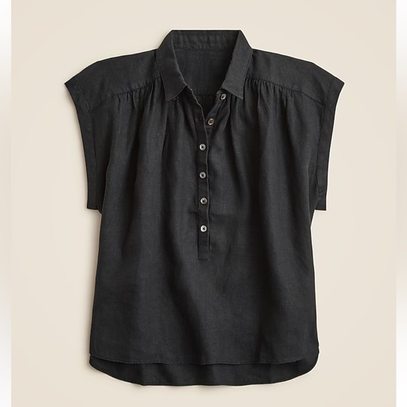 NWT J.Crew New Capitaine shirt in Baird McNutt Irish linen (size small) - Picture 4 of 6